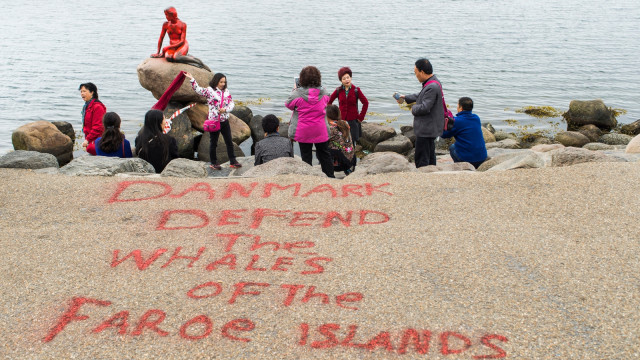 Little Mermaid di Kopenhagen (Foto: Ida Marie Odgaard/Scanpix Denmark/via REUTERS)