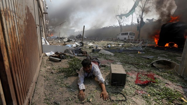 Bom di Kabul (Foto: Reuters/Omar Sobhani )