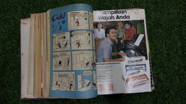 Isi majalah Hai tahun 80'an. (Foto: sattwika/kumparan)