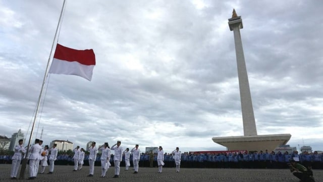 Upacara Hari Lahir Pancasila di Monas (Foto: Aditia Noviansyah/kumparan)