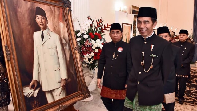Jokowi, JK, Kabinet Kerja usai Upacara Pancasila (Foto: Agus Suparto/Fotografer Kepresidenan)