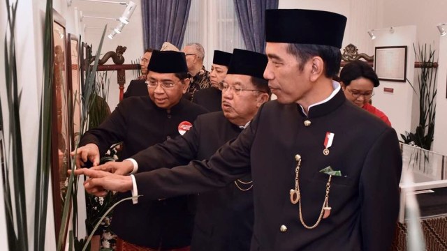 Jokowi, JK, Kabinet Kerja usai Upacara Pancasila (Foto: Agus Suparto/Fotografer Kepresidenan)
