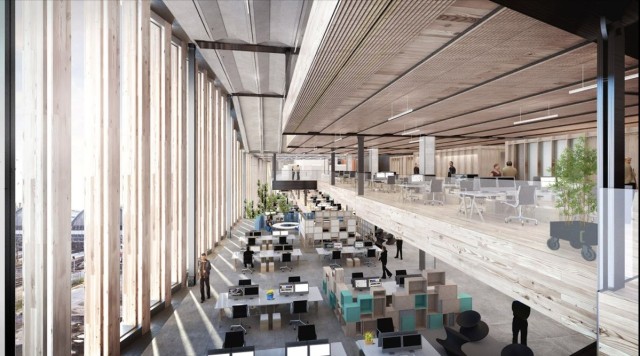 Desain interior markas Google di London. (Foto: Google)