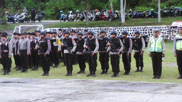 Brimob Kaltim kirim pasukan ke Kalimatan Utara. (Foto: Dok. Humas Brimob)
