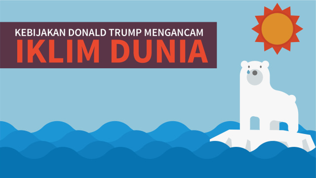 Infografis Kebijakan Iklim Donald Trump (Foto: Bagus Permadi/kumparan)