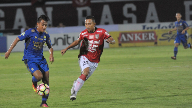 Persib pada laga versus Bali United. (Foto: Nyoman Budhiana/ANTARA)