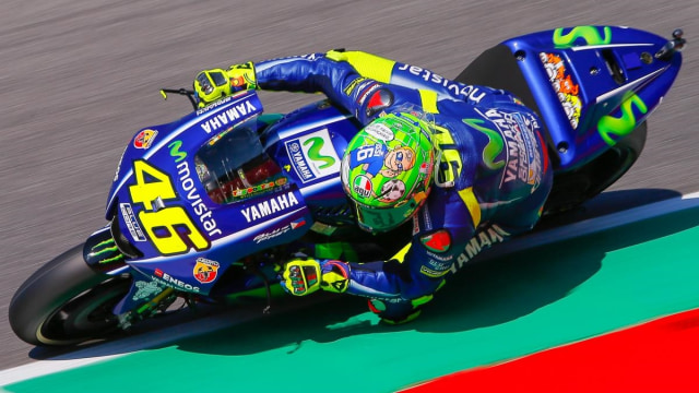 Desain helm Valentino Rossi di Grand Prix Italia. (Foto: Twitter: MotoGP)