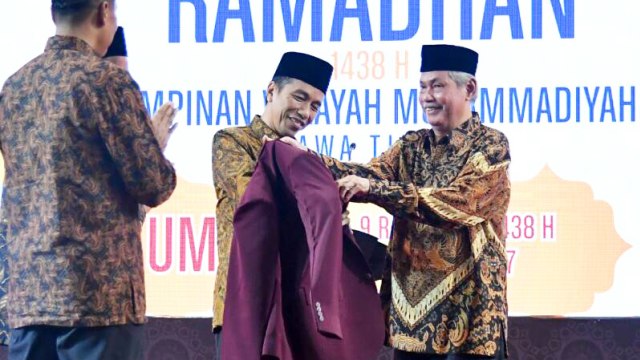 Presiden Jokowi di Universitas Muhammadiyah Malang