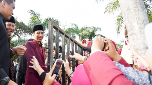 Presiden Jokowi di Universitas Muhammadiyah Malang (Foto: Laily R/Biro Pers Setpres)