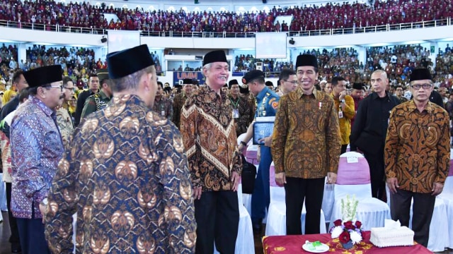 Presiden Jokowi di Universitas Muhammadiyah Malang Foto: Laily R/Biro Pers Setpres
