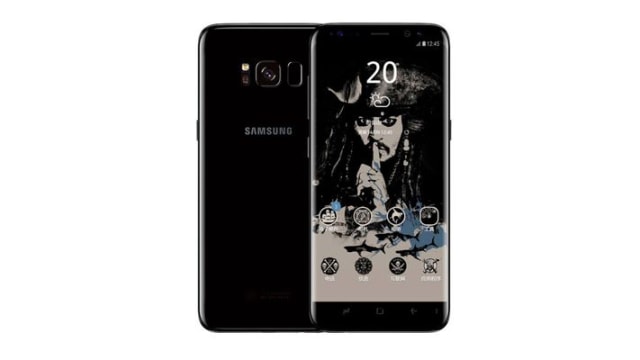 Samsung Galaxy S8 Edisi Pirates of The Carribbean. (Foto: Samsung)