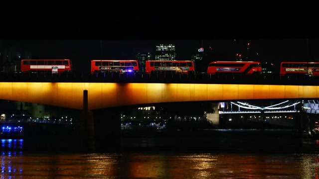 London Bridge setelah serangan. (Foto: Reuters/Neil Hall)