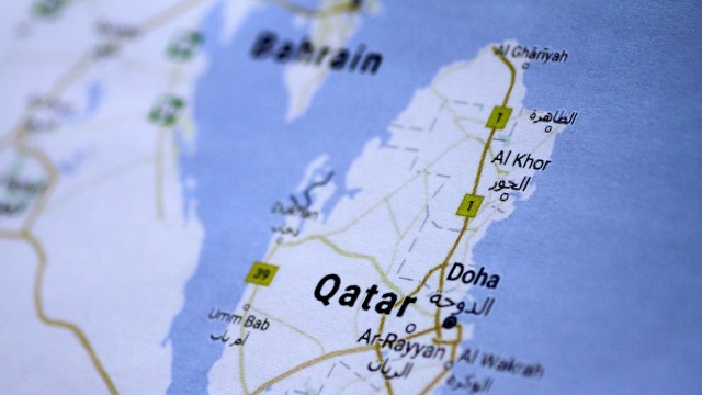 Ilustrasi Peta Qatar (Foto: Reuters/Thomas White)