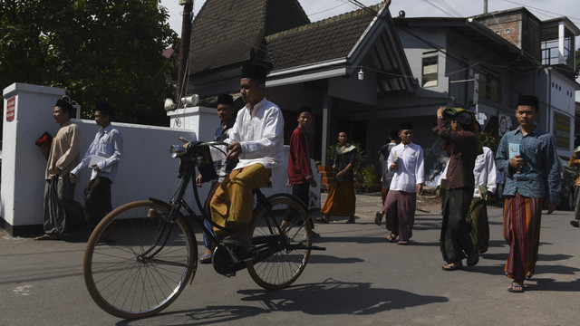 Ramadhan di Ponpes Lirboyo. Foto: ANTARA/Zabur Karuru