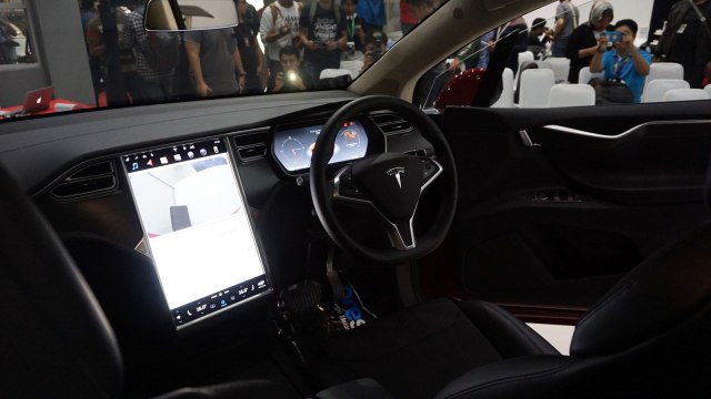 Tesla Model X Foto: Gesit Prayogi/kumparan