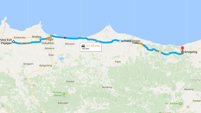 Tol Brebes-Gringsing (Foto: google maps)