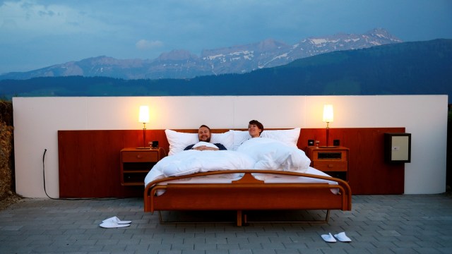 Hotel di atas bukit (Foto: Reuters/Arnd Wiegmann)