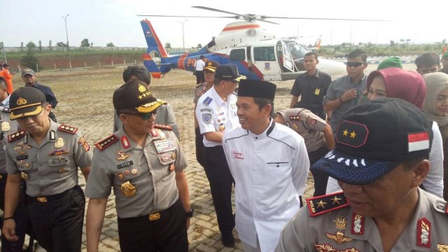 Kapolri di pos polisi Cikopo, Jawa Barat (Foto: Aria Pradana/kumparan)