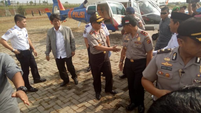 Kapolri di pos polisi Cikopo, Jawa Barat (Foto: Aria Pradana/kumparan)