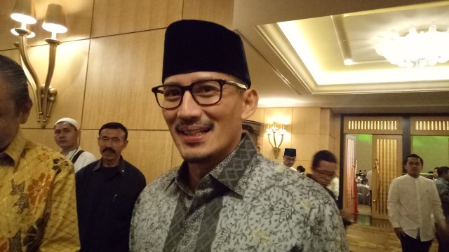 Sandi acara bukber Kadin (Foto: Wandha Hidayat/kumparan)