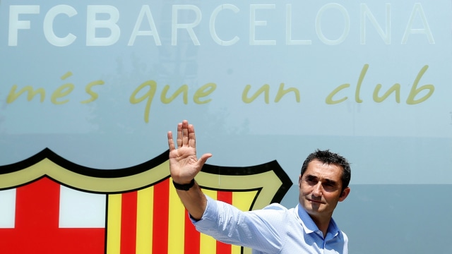 Mari menanti kiprah Valverde bersama Barcelona. (Foto: Reuters/Albert Gea)