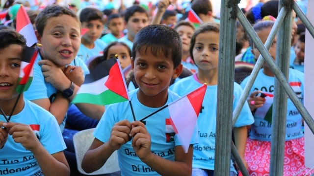 Anak Palestina (Foto: Dok. Nico Adam/KBRI Palestina)