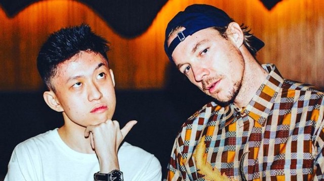 Rich Chigga dan Diplo saat di Jakarta (Foto: Instagram Diplo)