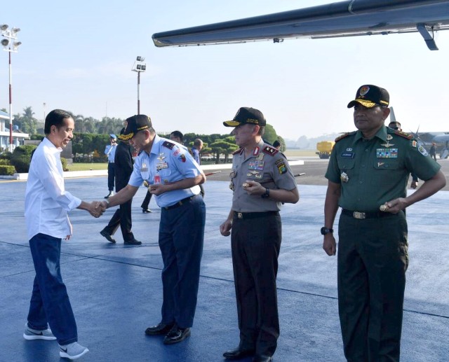 Presiden Jokowi bertolak ke Tasikmalaya. (Foto: Foto: Biro Pers - Setpres)
