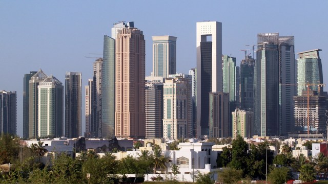 Gedung-gedung tinggi di Doha, Qatar (Foto: Reuters/Naseem Zeitoon)