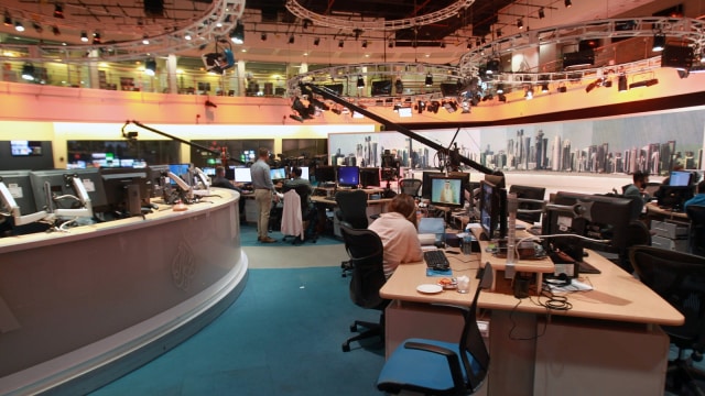 Kantor Berita Al Jazeera (Foto: REUTERS/Naseem Zeitoon)