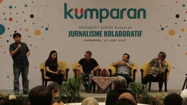 Pembicara acara 'Ngabuburit kumparan' (Foto: Kevin Kurnianto/kumparan)