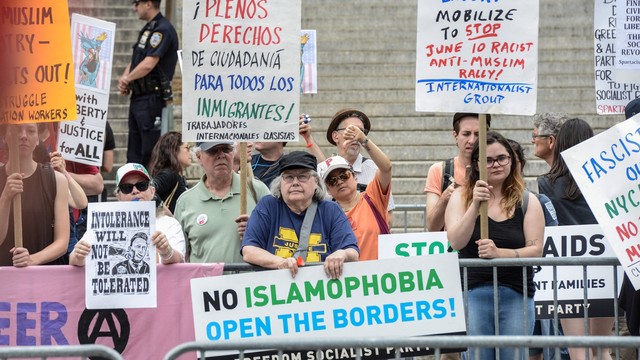 Aksi Anti Muslim di AS Foto: Reuters/Stephanie Keith