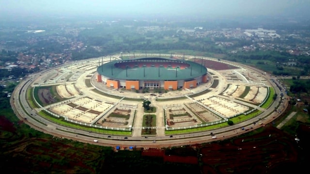 Stadion Pakansari  (Foto: Yulius Satria Wijaya/Antara)