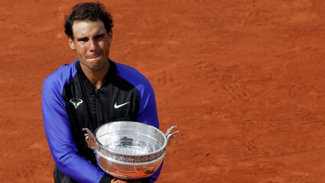 Rafael Nadal juara Prancis Terbuka. (Foto: REUTERS/Gonzalo Fuentes)