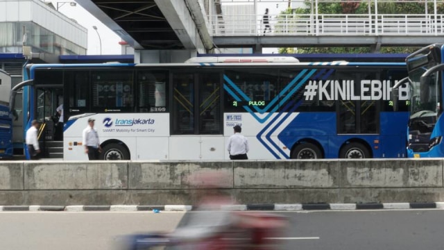 Bus TransJakarta. Foto: Aditia Noviansyah/kumparan