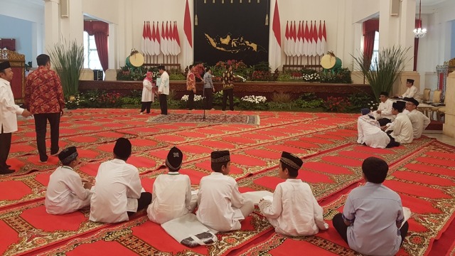 Lomba MTQ yatim piatu di Istana Negara. (Foto: Yudhistira Amran Saleh/kumparan)