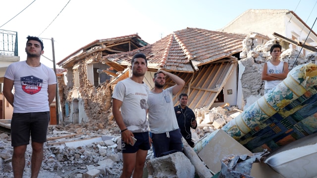 Gempa di Turki hingga Yunani (Foto: Reuters/Giorgos Moutafis)