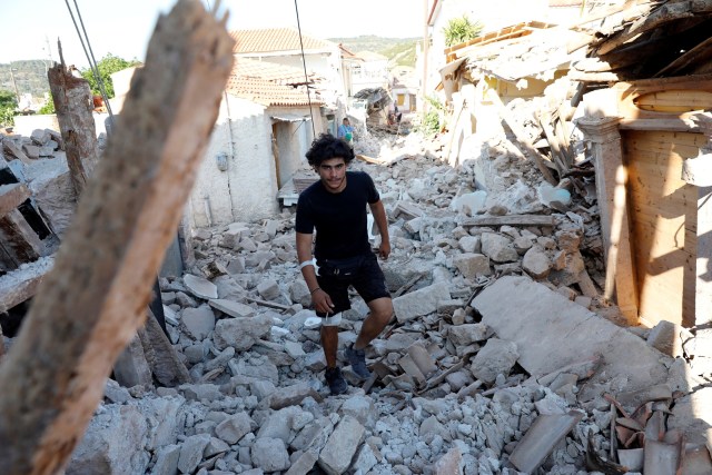 Gempa di Turki hingga Yunani (Foto: Reuters/Giorgos Moutafis)