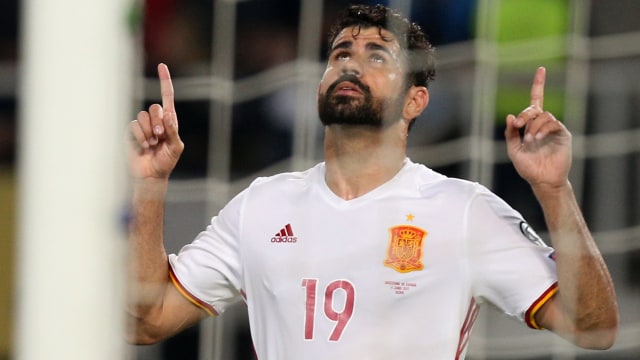 Diego Costa kala memperkuat Spanyol. (Foto: Stoyan Nenov/Reuters )