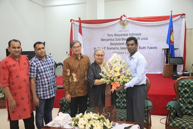 Perkenalan Pertama Dubes RI yang baru di Bangladesh dengan Masyarakat Indonesia (3)