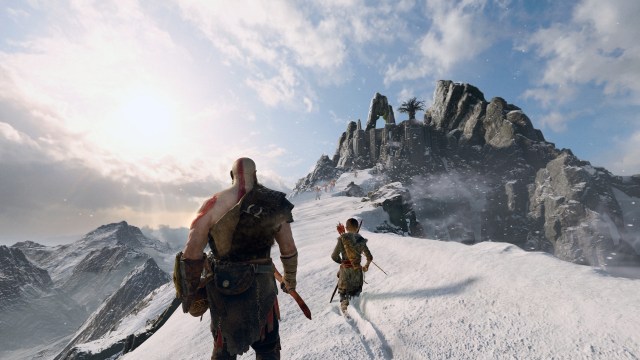 Kratos dan anaknya, Atreus, di game God of War. (Foto: PlayStation)