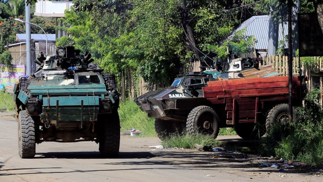 Tentara Filipina di Marawi (Foto: Reuters/Romeo Ranoco)