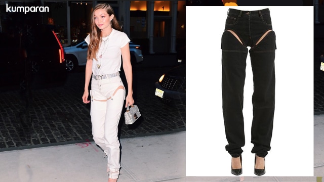Dipakai Gigi Hadid, Jeans Unik Ini Langsung Viral (389494)