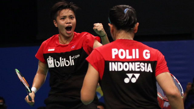 Greysia/Apriyani di Indonesia Open 2017. (Foto: Fanny Kusumawardhani/kumparan)