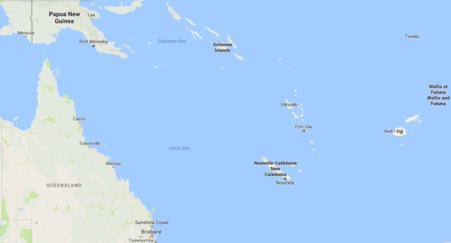 New Caledonia (Foto: Google Maps)