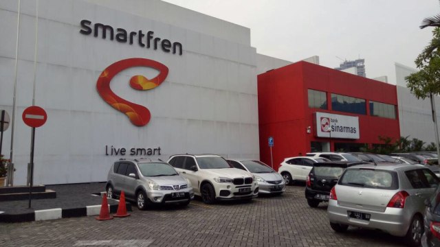 Kantor pusat Smartfren di Jalan Sabang, Jakarta. (Foto: Aditya Panji/kumparan)