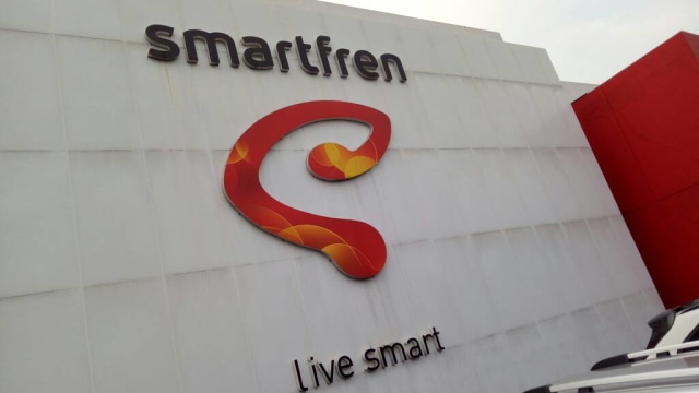 Kantor pusat Smartfren di Jalan Sabang, Jakarta. (Foto: Aditya Panji/kumparan)
