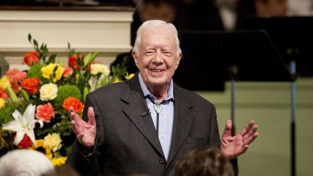 Mantan Presiden AS Jimmy Carter (Foto: AP Photo/David Goldman)