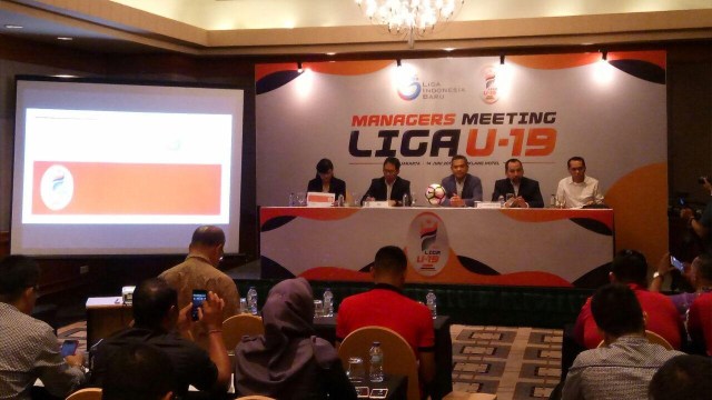 Managers meeting Liga U-19. (Foto: kumparan/Bergas Agung)