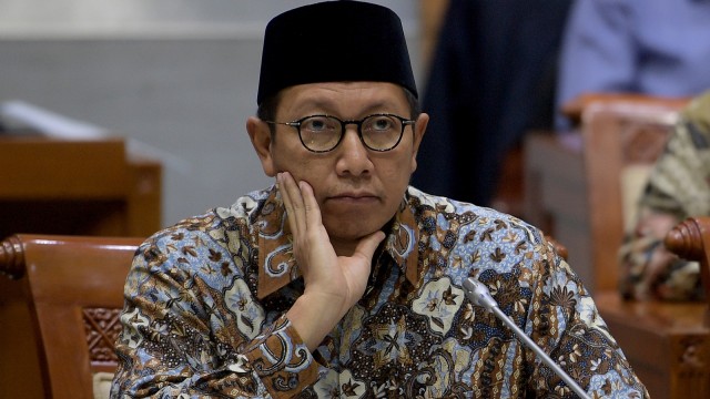 Mantan Menteri Agama Lukman Hakim Saifuddin. Foto: Antara/Sigid Kurniawan
